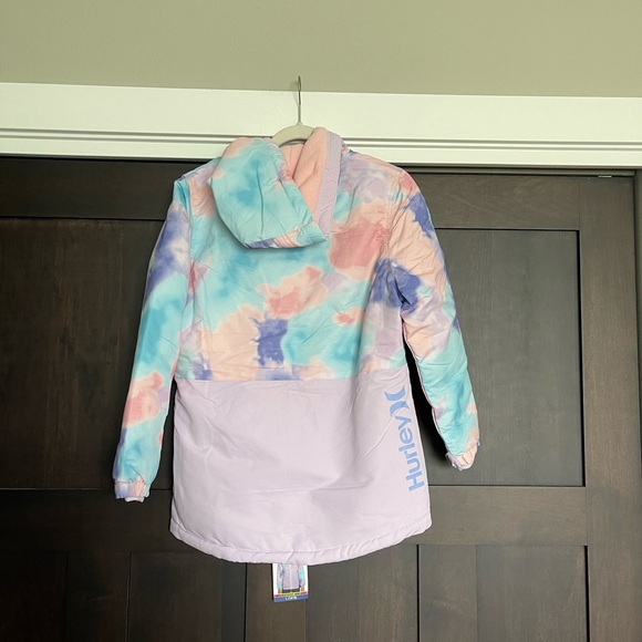 Hurley Girls Fleece Lined Snowboard Winter Jacket Size 14/16 - Picture 8 of 8